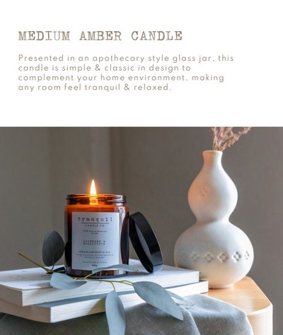 Tranquil Candle Co. Medium Candle