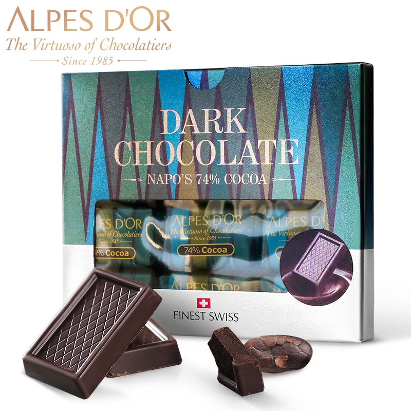 Alpes d’Or 12 Piece Swiss Dark Chocolates