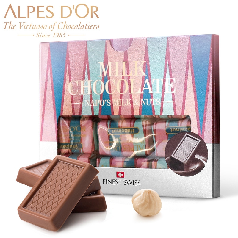 Alpes d’Or 12 Piece Swiss Milk Chocolates