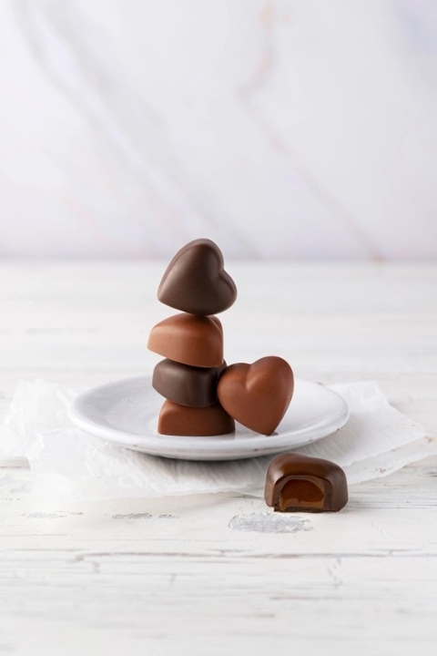 Caramel Lava Hearts