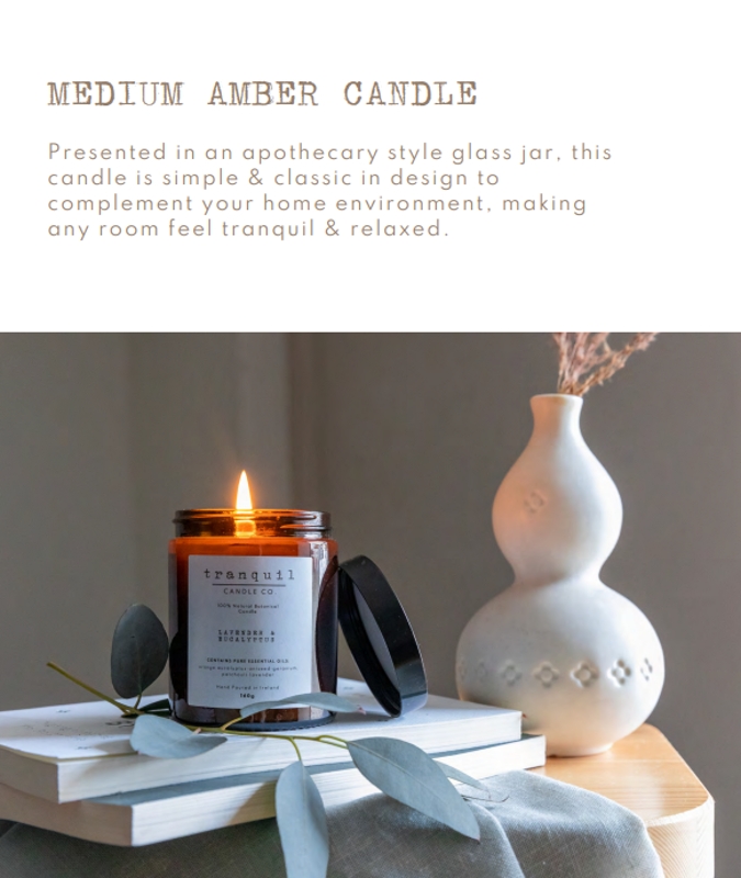 Tranquil Candle Co. Medium Candle